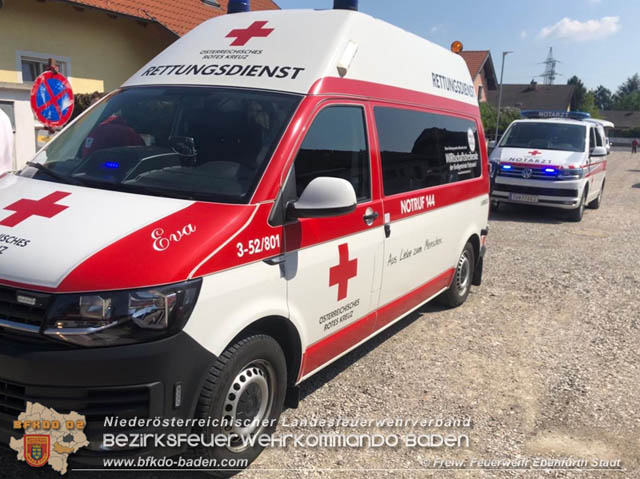 20190501 FF Pottendorf unterstützt bei Küchenbrand in Ebenfurth Bezirk WN  Foto: © Freiwillige Feuerwehr Ebenfurth-Stadt
