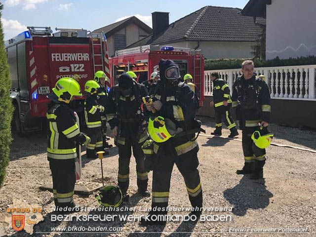20190501 FF Pottendorf unterstützt bei Küchenbrand in Ebenfurth Bezirk WN  Foto: © Freiwillige Feuerwehr Pottendorf