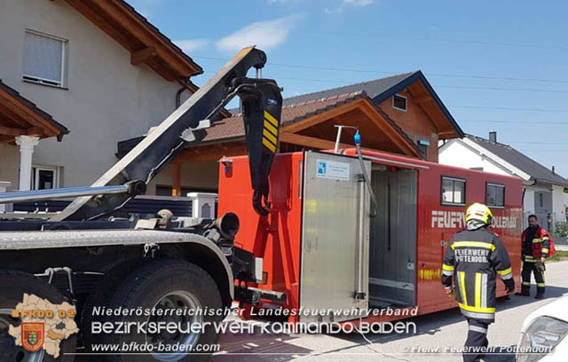20190501 FF Pottendorf unterstützt bei Küchenbrand in Ebenfurth Bezirk WN  Foto: © Freiwillige Feuerwehr Pottendorf