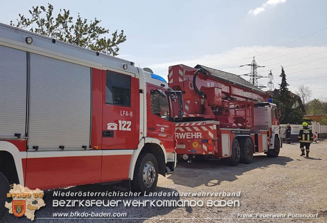20190501 FF Pottendorf unterstützt bei Küchenbrand in Ebenfurth Bezirk WN  Foto: © Freiwillige Feuerwehr Pottendorf