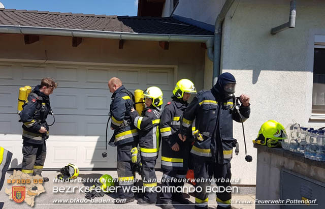 20190501 FF Pottendorf unterstützt bei Küchenbrand in Ebenfurth Bezirk WN  Foto: © Freiwillige Feuerwehr Pottendorf