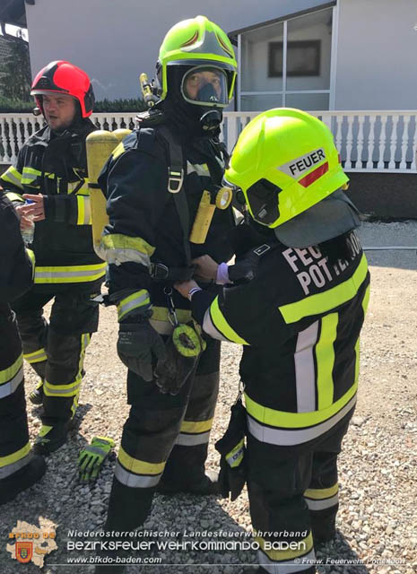 20190501 FF Pottendorf unterstützt bei Küchenbrand in Ebenfurth Bezirk WN  Foto: © Freiwillige Feuerwehr Pottendorf