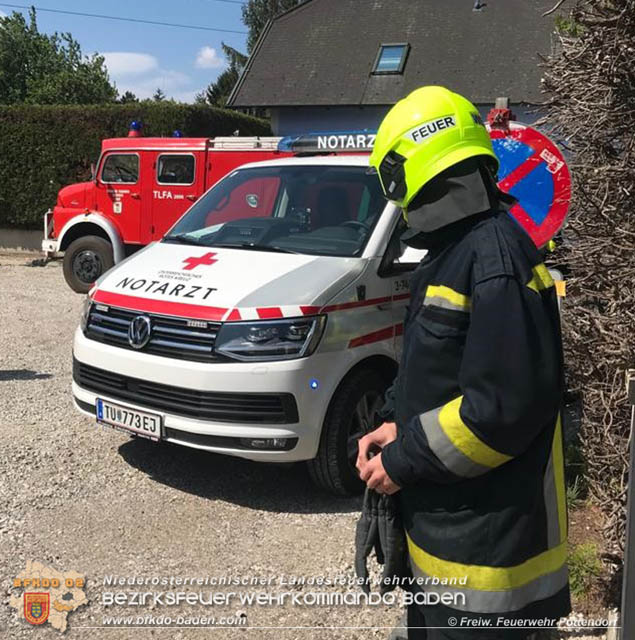 20190501 FF Pottendorf unterstützt bei Küchenbrand in Ebenfurth Bezirk WN  Foto: © Freiwillige Feuerwehr Pottendorf