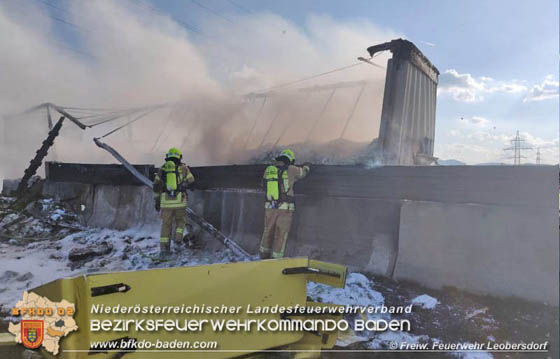 20190524 Schwerer LKW Unfall auf der A2 zwischen Wöllersdorf u. Leobersdorf  Foto: ©  FF Leobersdorf