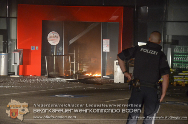 20190526 - Bankomatbrand Kottingbrunn - Foto: FF Kottingbrunn