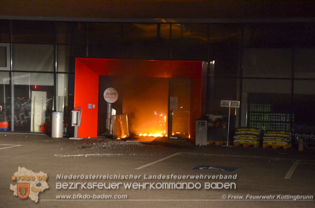 20190526 - Bankomatbrand Kottingbrunn - Foto: FF Kottingbrunn