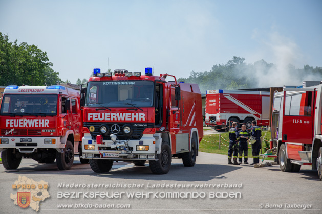 20190614 Großbrand Leobersdorf - Fotos: Bernd Taxberger, FF Leobersdorf, FF Bad Vöslau