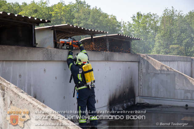 20190614 Großbrand Leobersdorf - Fotos: Bernd Taxberger, FF Leobersdorf, FF Bad Vöslau