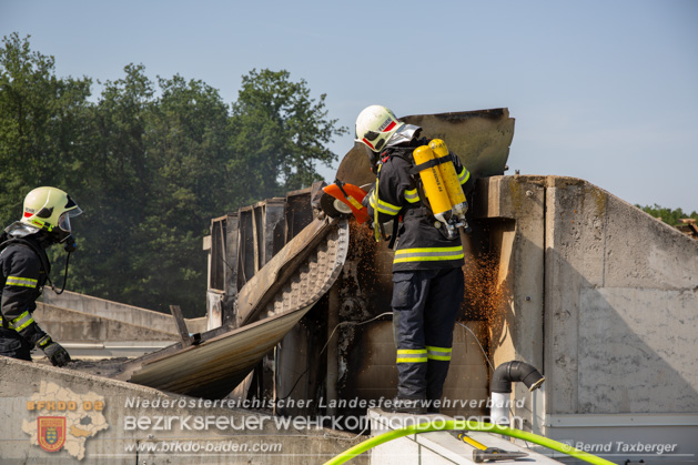 20190614 Großbrand Leobersdorf - Fotos: Bernd Taxberger, FF Leobersdorf, FF Bad Vöslau