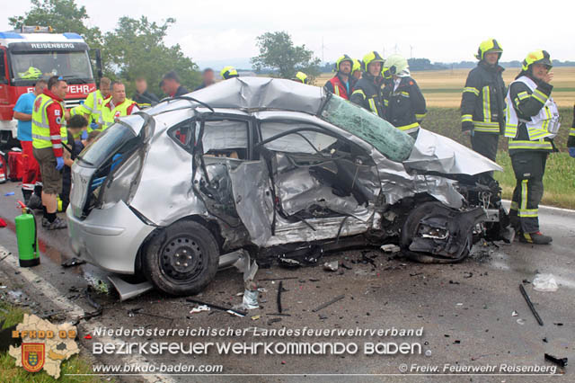 20190623 Erneut tragischer Unfall auf der L161 zwischen Reisenberg und Gramatneusiedl Foto: © Freiwillige Feuerwehr Reisenberg 20190623 Erneut tragischer Unfall auf der L161 zwischen Reisenberg und Gramatneusiedl Foto: © Freiwillige Feuerwehr Reisenberg