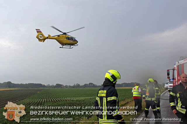 20190623 Erneut tragischer Unfall auf der L161 zwischen Reisenberg und Gramatneusiedl Foto: © Freiwillige Feuerwehr Reisenberg 20190623 Erneut tragischer Unfall auf der L161 zwischen Reisenberg und Gramatneusiedl Foto: © Freiwillige Feuerwehr Reisenberg