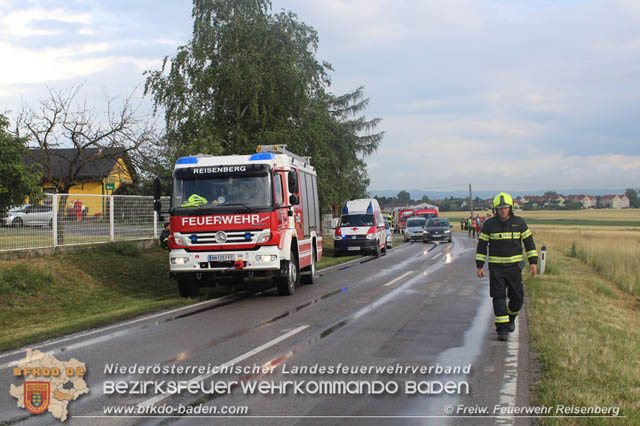 20190623 Erneut tragischer Unfall auf der L161 zwischen Reisenberg und Gramatneusiedl Foto: © Freiwillige Feuerwehr Reisenberg 20190623 Erneut tragischer Unfall auf der L161 zwischen Reisenberg und Gramatneusiedl Foto: © Freiwillige Feuerwehr Reisenberg