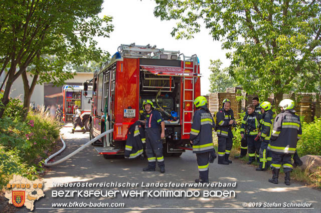 20190625 Brand am Gelände eines Gewerbebetriebes  Foto: © Stefan Schneider