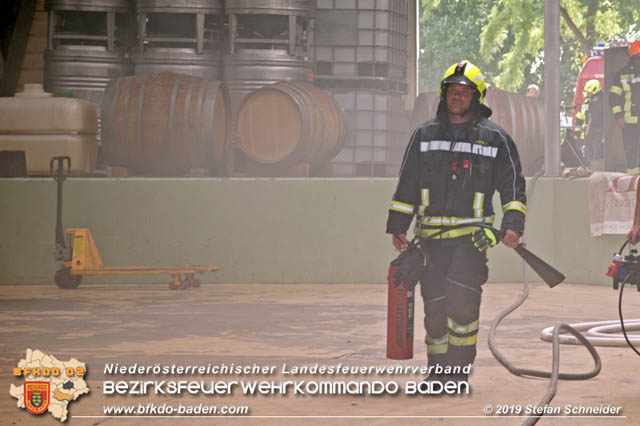20190625 Brand am Gelände eines Gewerbebetriebes  Foto: © Stefan Schneider