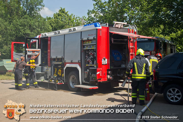 20190625 Brand am Gelände eines Gewerbebetriebes  Foto: © Stefan Schneider