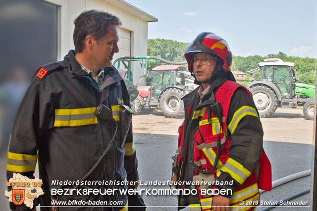 20190625 Brand am Gelände eines Gewerbebetriebes  Foto: © Stefan Schneider