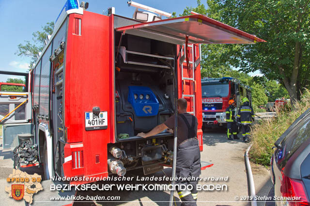20190625 Brand am Gelände eines Gewerbebetriebes  Foto: © Stefan Schneider