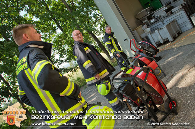20190625 Brand am Gelände eines Gewerbebetriebes  Foto: © Stefan Schneider