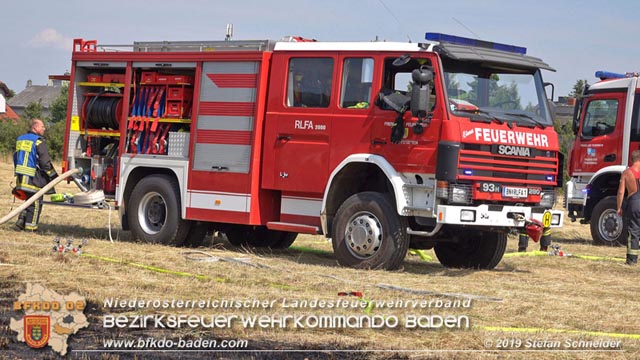 20190720 Größerer Flurbrand in Pfaffstätten Foto: © Stefan Schneider