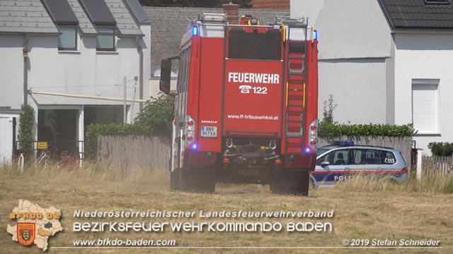 20190720 Größerer Flurbrand in Pfaffstätten Foto: © Stefan Schneider