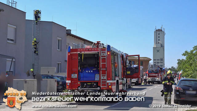 20190724 Brand bei einer Tattendorfer Reihenhausanlage Foto: © Stefan Schneider 20190724 Brand bei einer Tattendorfer Reihenhausanlage Foto: © Stefan Schneider