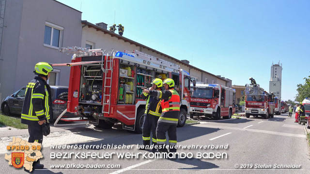 20190724 Brand bei einer Tattendorfer Reihenhausanlage Foto: © Stefan Schneider 20190724 Brand bei einer Tattendorfer Reihenhausanlage Foto: © Stefan Schneider