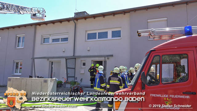 20190724 Brand bei einer Tattendorfer Reihenhausanlage Foto: © Stefan Schneider 20190724 Brand bei einer Tattendorfer Reihenhausanlage Foto: © Stefan Schneider