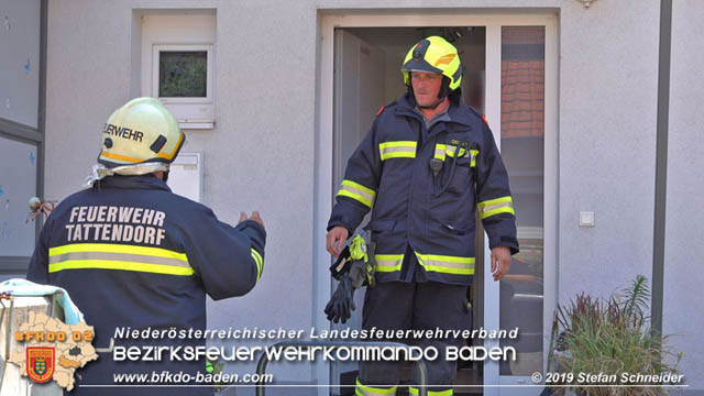 20190724 Brand bei einer Tattendorfer Reihenhausanlage Foto: © Stefan Schneider 20190724 Brand bei einer Tattendorfer Reihenhausanlage Foto: © Stefan Schneider