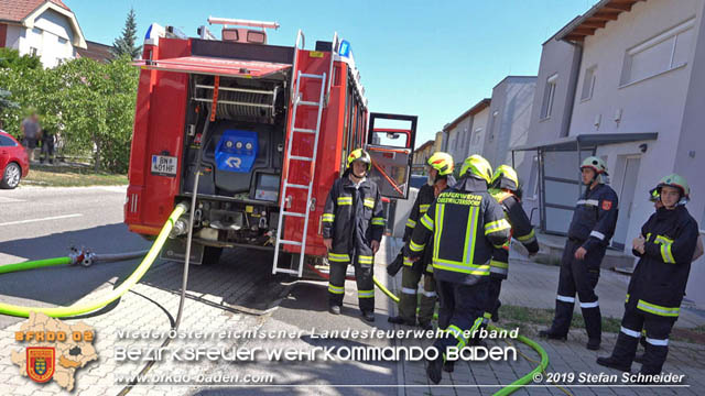 20190724 Brand bei einer Tattendorfer Reihenhausanlage Foto: © Stefan Schneider 20190724 Brand bei einer Tattendorfer Reihenhausanlage Foto: © Stefan Schneider