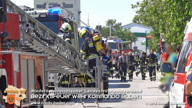 20190724 Brand bei einer Tattendorfer Reihenhausanlage Foto: © Stefan Schneider 20190724 Brand bei einer Tattendorfer Reihenhausanlage Foto: © Stefan Schneider