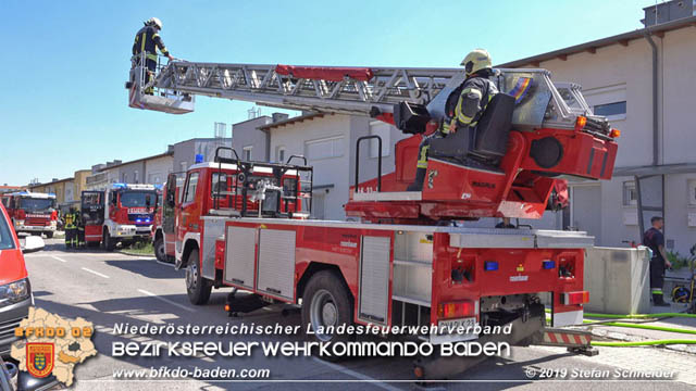 20190724 Brand bei einer Tattendorfer Reihenhausanlage Foto: © Stefan Schneider 20190724 Brand bei einer Tattendorfer Reihenhausanlage Foto: © Stefan Schneider