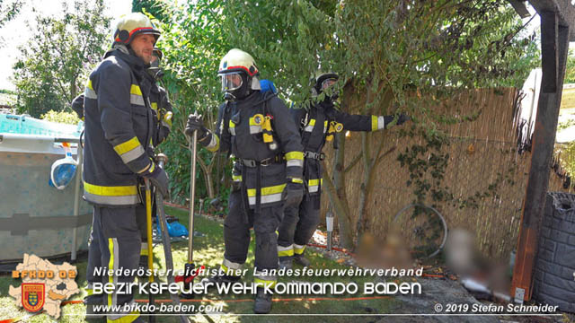 20190724 Brand bei einer Tattendorfer Reihenhausanlage Foto: © Stefan Schneider 20190724 Brand bei einer Tattendorfer Reihenhausanlage Foto: © Stefan Schneider