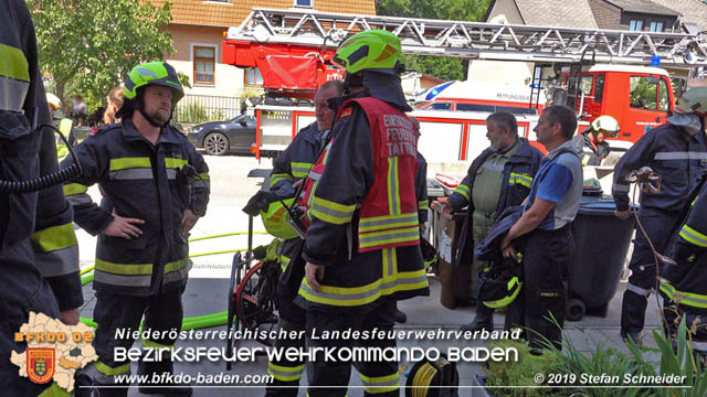 20190724 Brand bei einer Tattendorfer Reihenhausanlage Foto: © Stefan Schneider 20190724 Brand bei einer Tattendorfer Reihenhausanlage Foto: © Stefan Schneider