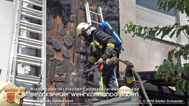 20190724 Brand bei einer Tattendorfer Reihenhausanlage Foto: © Stefan Schneider 20190724 Brand bei einer Tattendorfer Reihenhausanlage Foto: © Stefan Schneider