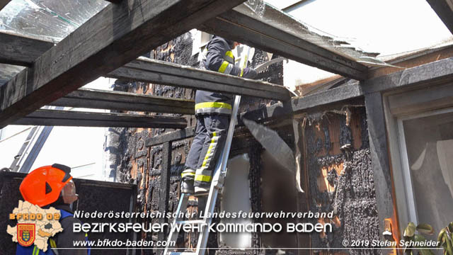 20190724 Brand bei einer Tattendorfer Reihenhausanlage Foto: © Stefan Schneider 20190724 Brand bei einer Tattendorfer Reihenhausanlage Foto: © Stefan Schneider