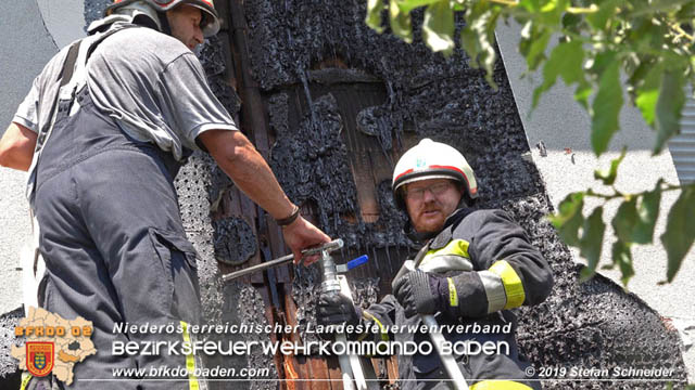 20190724 Brand bei einer Tattendorfer Reihenhausanlage Foto: © Stefan Schneider 20190724 Brand bei einer Tattendorfer Reihenhausanlage Foto: © Stefan Schneider