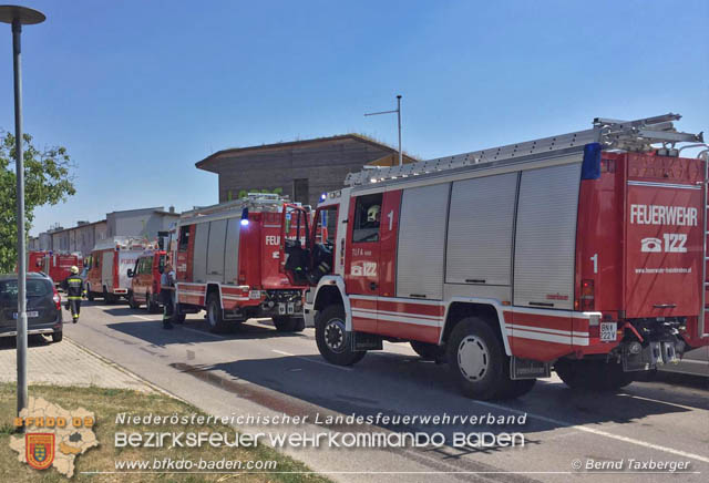 20190724 Brand bei einer Tattendorfer Reihenhausanlage Foto: © Bernd Taxberger 20190724 Brand bei einer Tattendorfer Reihenhausanlage Foto: © Bernd Taxberger