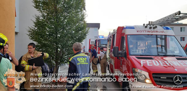 20190726 Wohnungsbrand in Kottingbrunn Foto: © Freiwillige Feuerwehr Kottingbrunn 20190726 Wohnungsbrand in Kottingbrunn Foto: © Freiwillige Feuerwehr Kottingbrunn