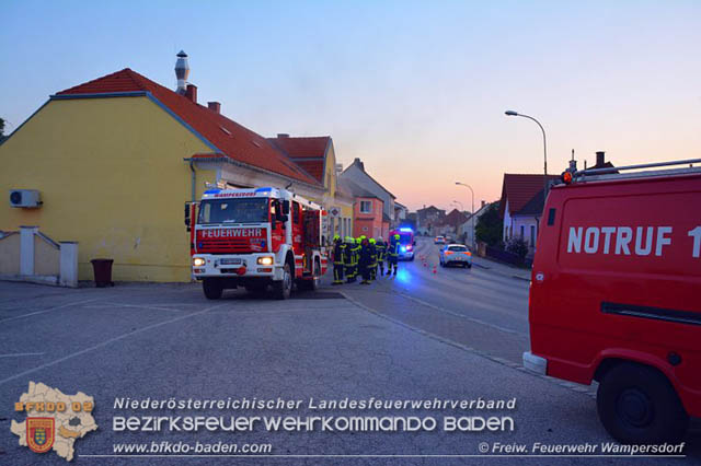 20190812 Brand in einen Wampersdorfer Gastronomiebetrieb  Foto: © Freiwillige Feuerwehr Wampersdorf