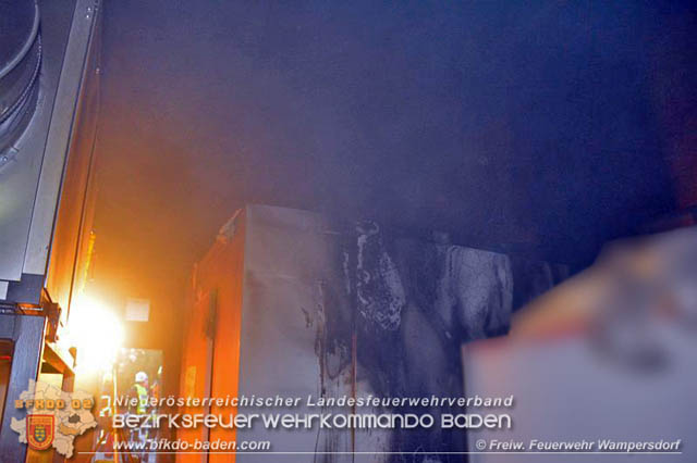20190812 Brand in einen Wampersdorfer Gastronomiebetrieb  Foto: © Freiwillige Feuerwehr Wampersdorf