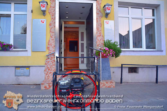 20190812 Brand in einen Wampersdorfer Gastronomiebetrieb  Foto: © Freiwillige Feuerwehr Wampersdorf