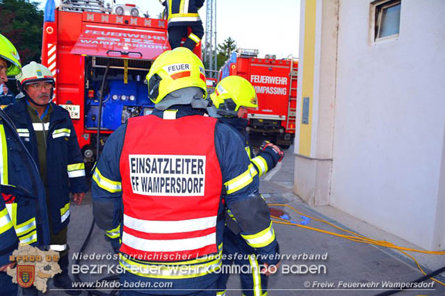 20190812 Brand in einen Wampersdorfer Gastronomiebetrieb  Foto: © Freiwillige Feuerwehr Wampersdorf