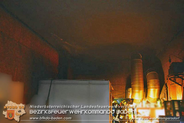 20190812 Brand in einen Wampersdorfer Gastronomiebetrieb  Foto: © Freiwillige Feuerwehr Wampersdorf