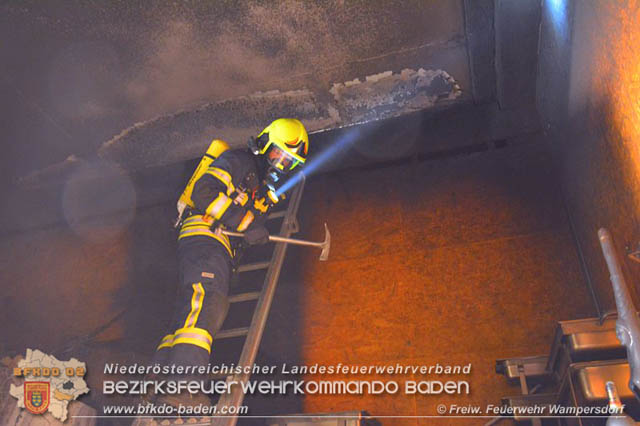 20190812 Brand in einen Wampersdorfer Gastronomiebetrieb  Foto: © Freiwillige Feuerwehr Wampersdorf