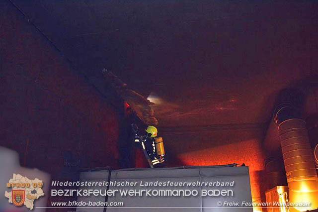 20190812 Brand in einen Wampersdorfer Gastronomiebetrieb  Foto: © Freiwillige Feuerwehr Wampersdorf