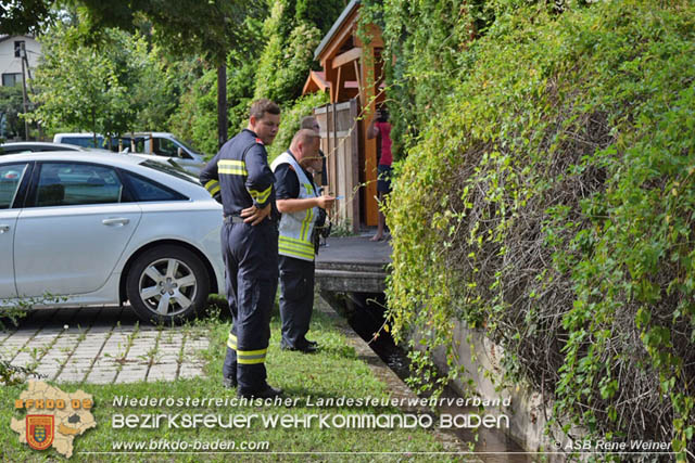 20190818 Gewässerverunreinigung in Unterwaltersdorf  Foto: © ASB Rene Weiner