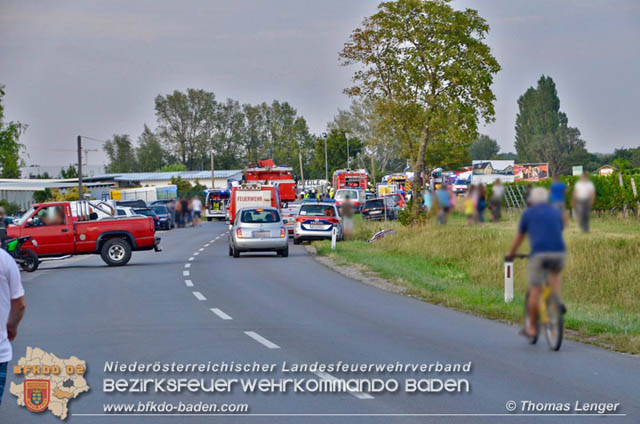 20190826 Schwerer Verkehrsunfall auf der LB212 Moellersdorf  Foto: © Thomas Lenger Monatsrevue.at