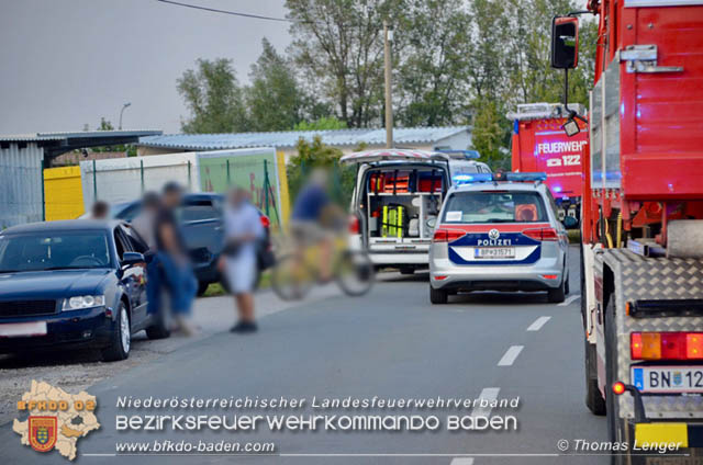 20190826 Schwerer Verkehrsunfall auf der LB212 Moellersdorf  Foto: © Thomas Lenger Monatsrevue.at