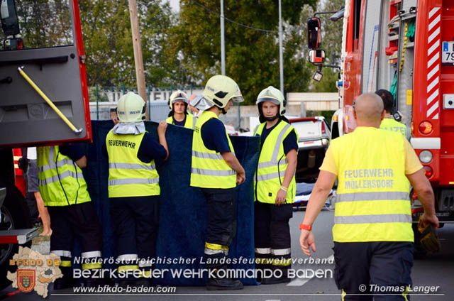 20190826 Schwerer Verkehrsunfall auf der LB212 Moellersdorf  Foto: © Thomas Lenger Monatsrevue.at