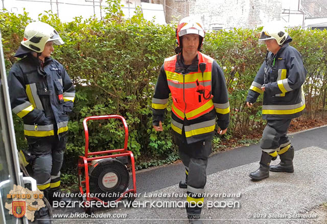 20190827 Brand in der Wohnung eines Traiskirchner Mehrpartein-Wohnhaus  Foto: Stefan Schneider